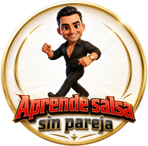 Sello del curso Baila Salsa Sin Pareja